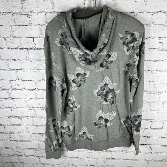 Gray Floral Hoodie For  Women Size M By  On The Byas Ref 1032 - Picture 2 of 3